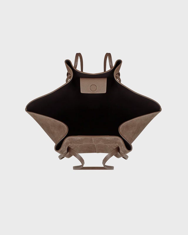 YUZEFI Mochi Suede Bag  Taupe ONESIZE