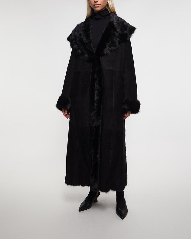 Nour Hammour Coat Marlene Black XS