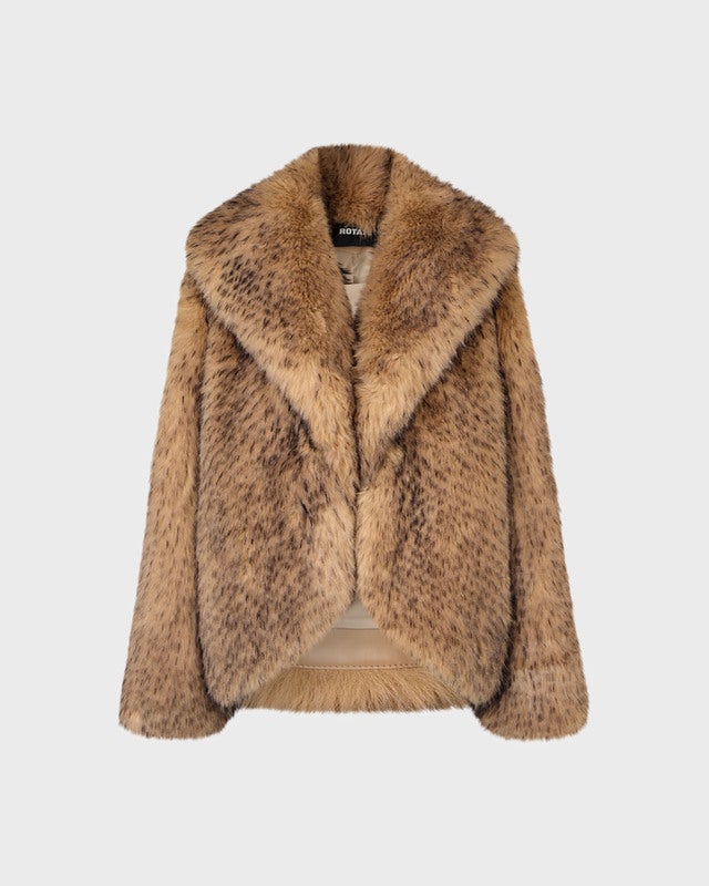 ROTATE  Faux Fur Jacket S-M