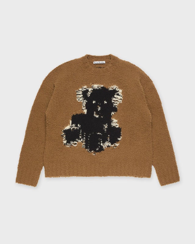 Acne Studios Sweater Crewneck Teddy Wool Beige XS