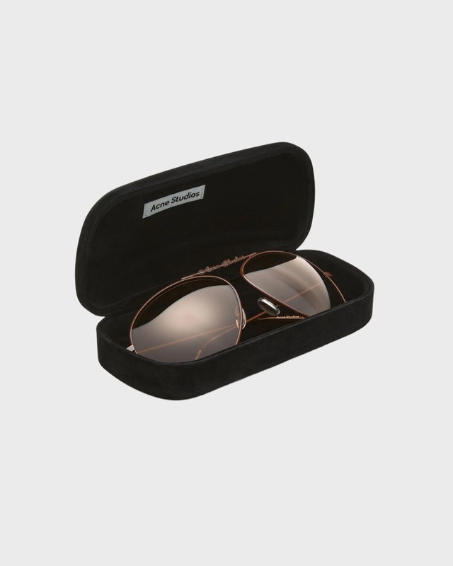 Acne Studios Sunglasses Square-Frame Brown ONESIZE