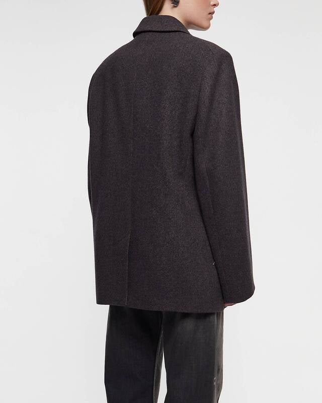 Acne Studios Blazer Twill Double-Breasted Brown 36