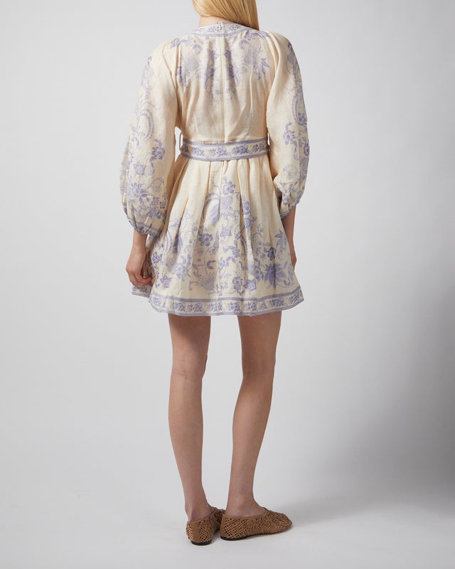Zimmermann Dress Indra Plunge Mini creme 1 (S-M)