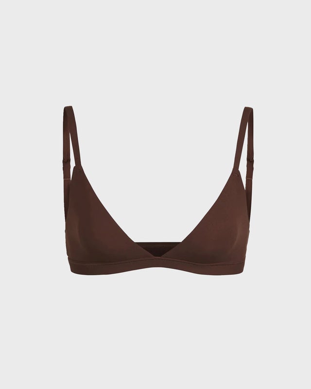 Skims Bralette Fits Everybody Triangle Cocoa L