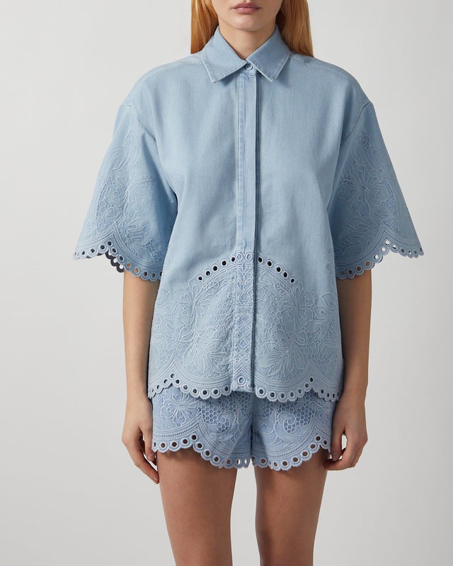 Zimmermann Shirt Daylight Denim Light blue 2 (M-L)