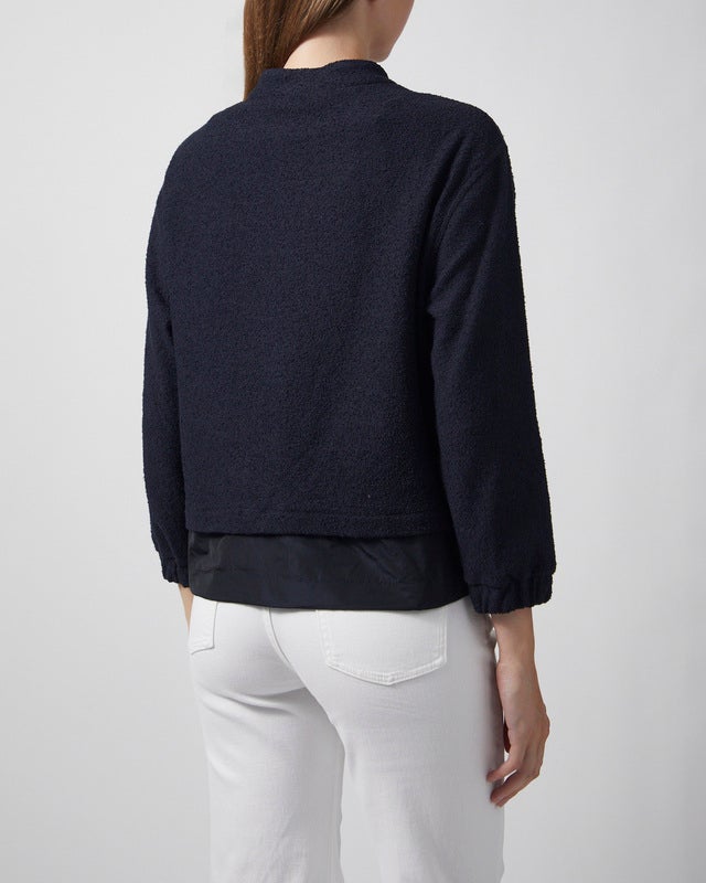 Moncler Cardigan Zip Up Navy M