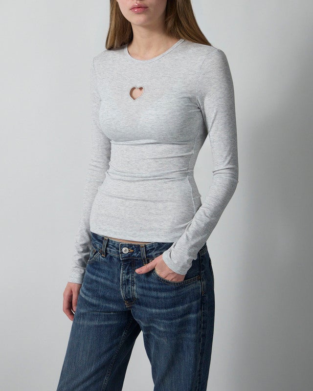 CLOEYS Top Tight Long Sleeve Grey S