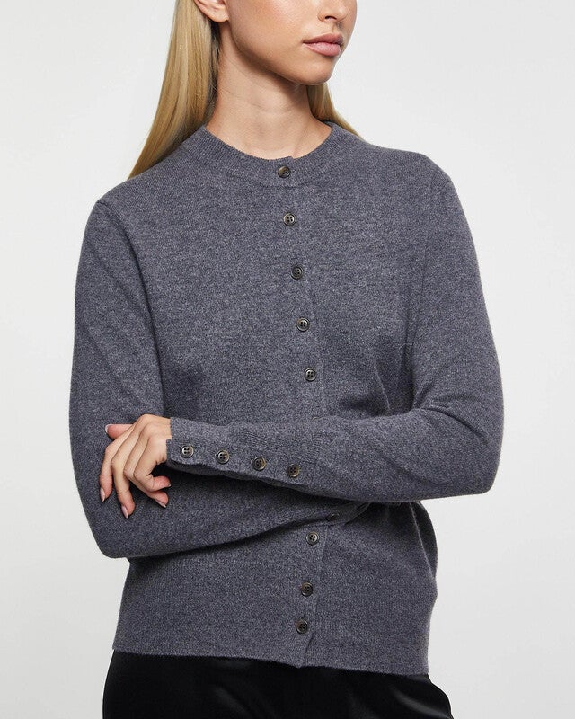 LISA YANG Cardigan Nellia Cashmere Grey 2 (M-L)