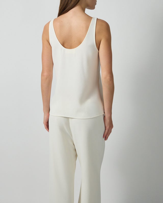 Wakakuu Icons Tank top Sia Crepe Cream XS