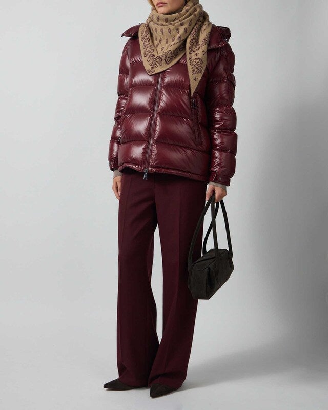 Moncler Down Jacket Maire Dark Red MONCLER4 (L)