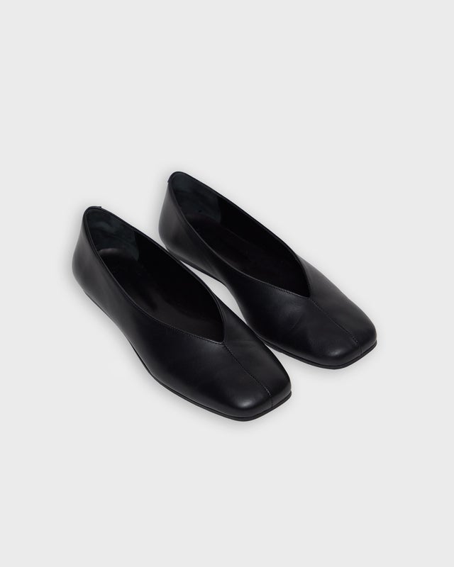 Wakakuu Icons  Flats Leather Ballet  Black EUR 38