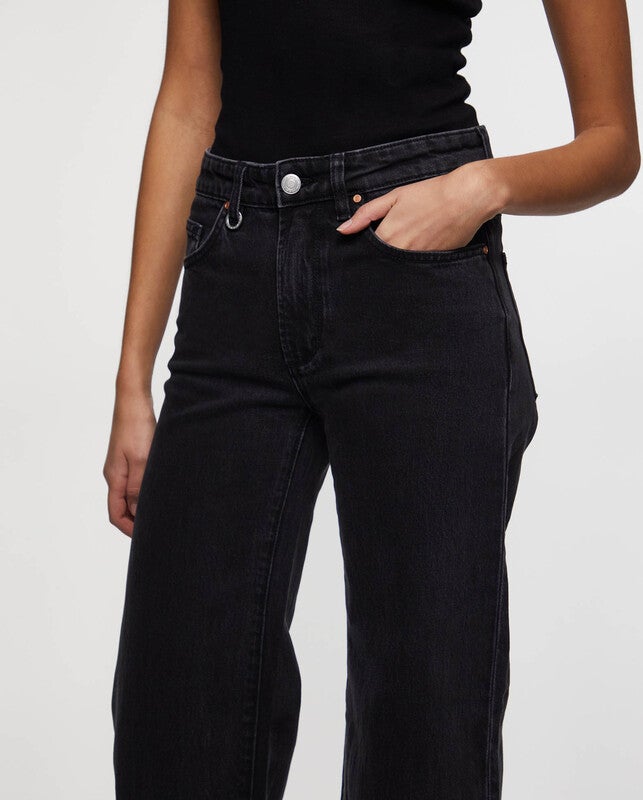 NEUW Jeans Wide French Black Washed black 28