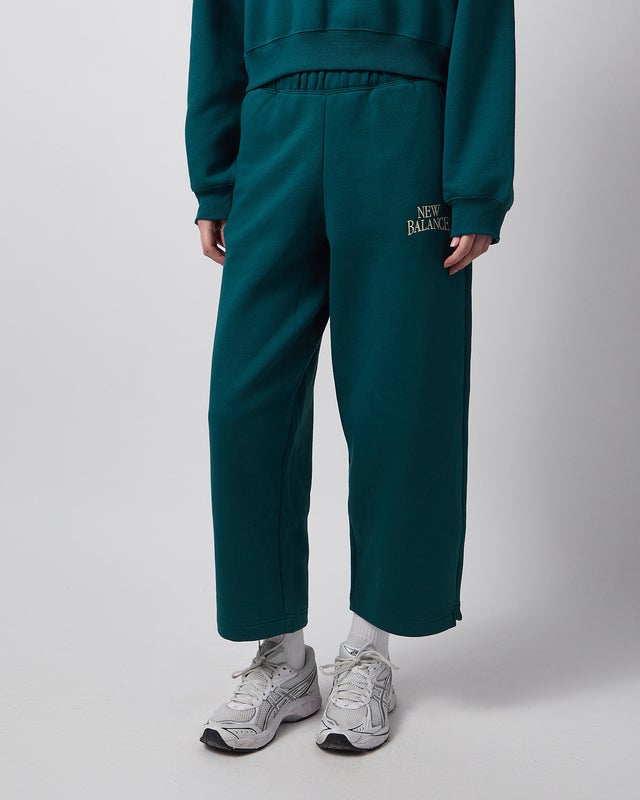 New Balance Pants Trackside Fleece Barrel  Green XL