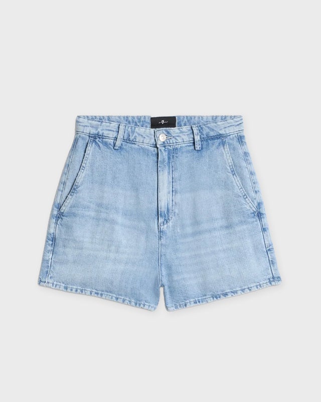 7 For All Mankind Shorts Iris  Light blue wash 27