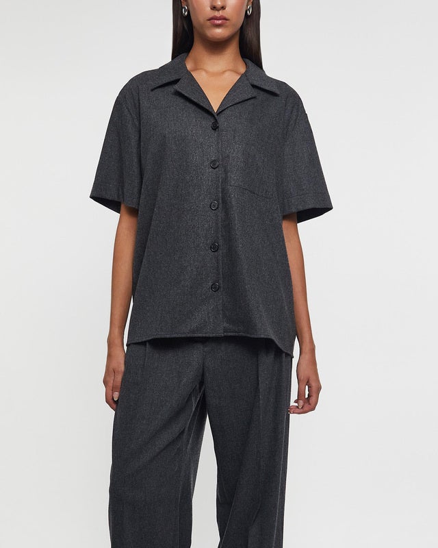 KHAITE Top Riordan Grey M