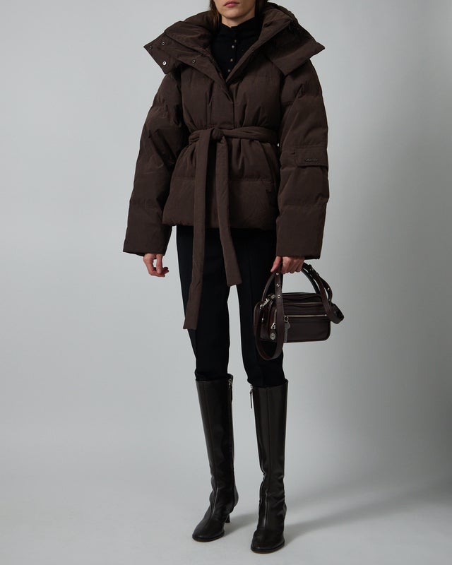 Holzweiler Down Jacket Steilia Brushed Down Jkt Dark brown M