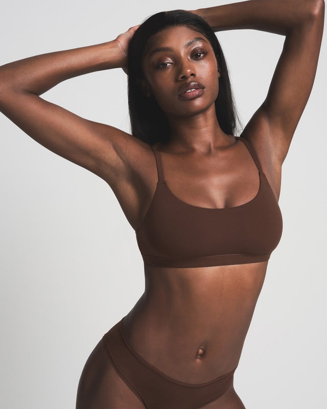 Skims Bralette Fits Everybody Scoop Cocoa S
