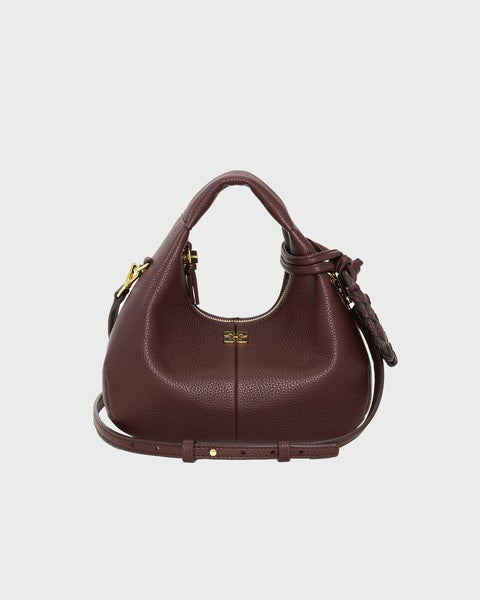 Bag Hobo Mini Grained Brown ONESIZE 1