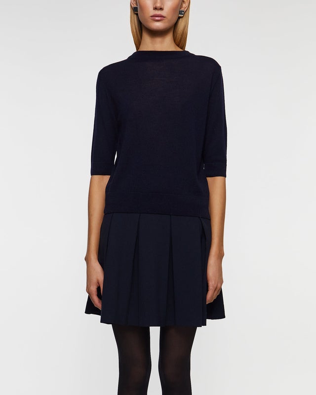 Wakakuu Icons T-Shirt London Merino Wool Navy S