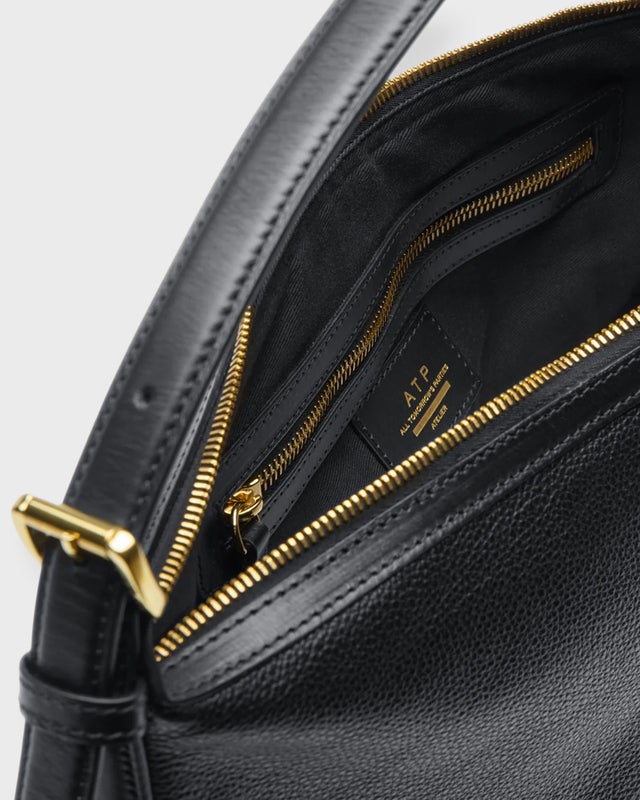 ATP Atelier Bag Castellare Black Grained Calf Black ONESIZE