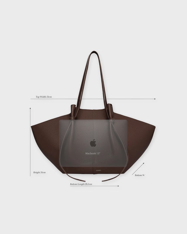 Yuzefi Väska Large Mochi Pebble Grain Creme ONESIZE