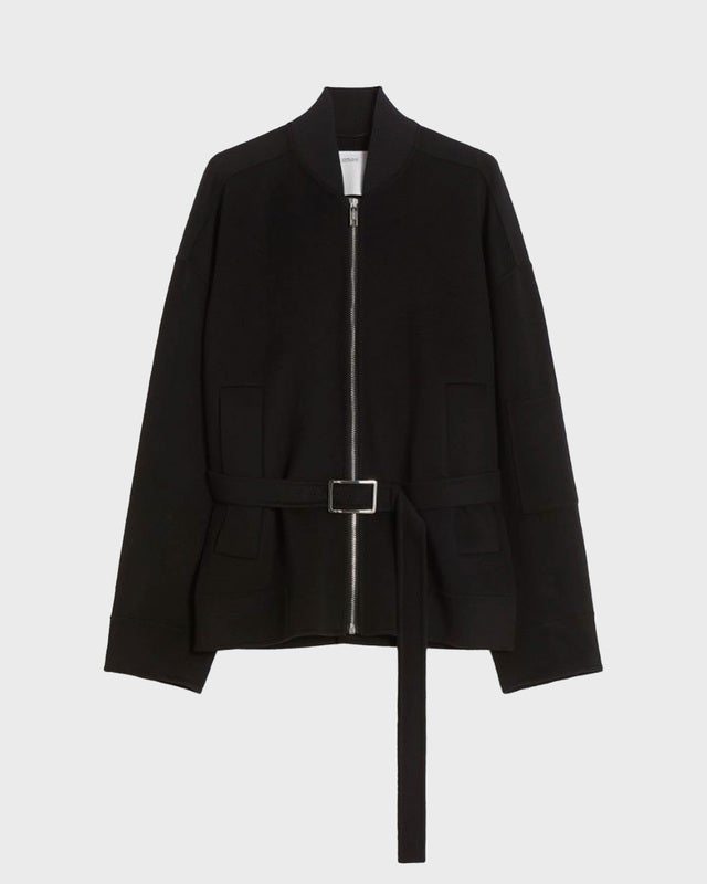 Sportmax Coat Short Spxagora Black 42