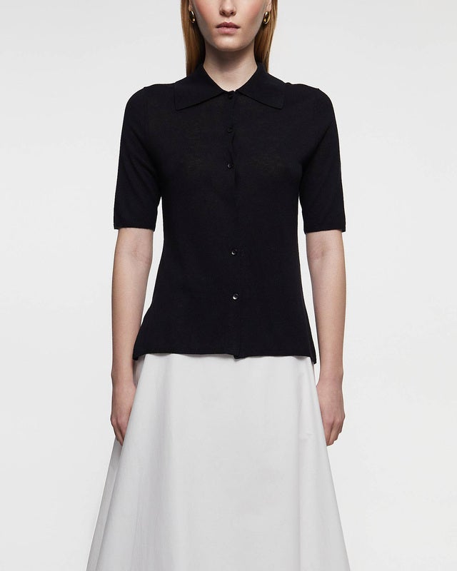 By Malene Birger Blouse Dotta Black S