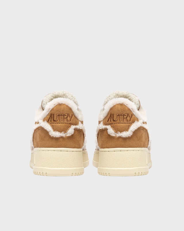 Autry Sneakers Medalist Low Shearling Cognac EUR 36