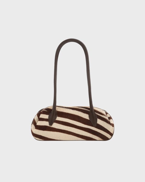 Shoulder Bag Oyster Mini Pony Beige/Brown 1