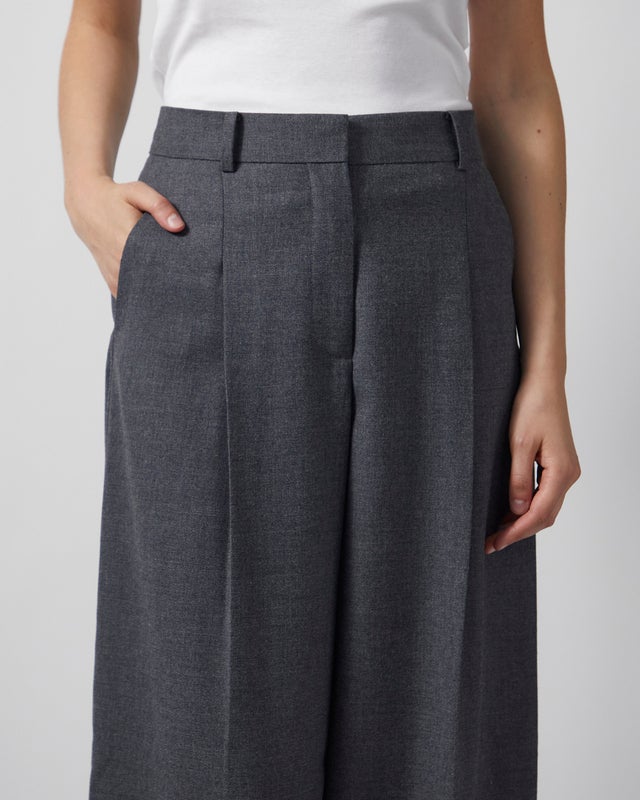 By Malene Birger Pants POVILANNA Grey Melange 34