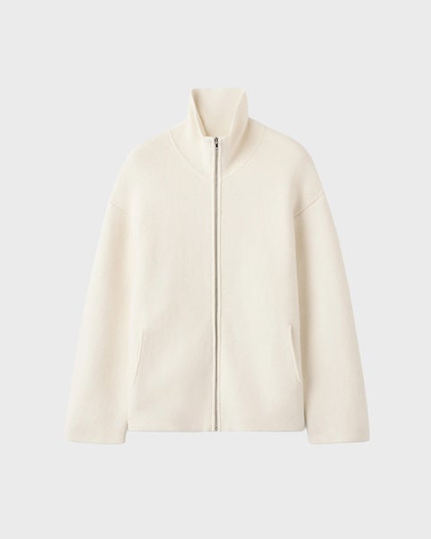 Cardigan Double Knit White 1