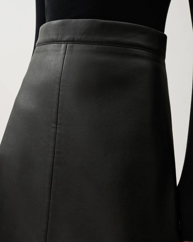 Rodebjer Skirt Amalia Rec Leather Black M