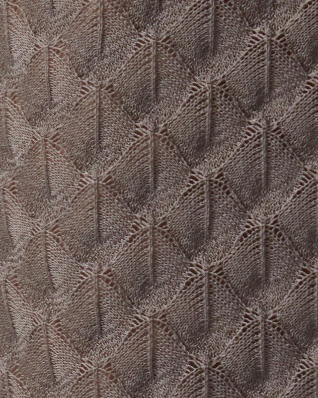 Malina Skirt Fannie Pointelle Knitted Maxi Taupe S