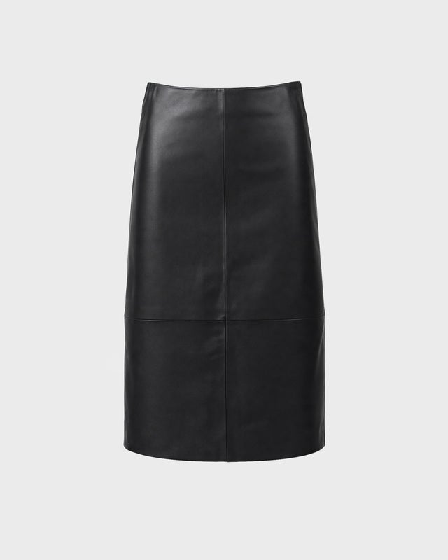 Wakakuu Icons Skirt Leather Pencil Black 34