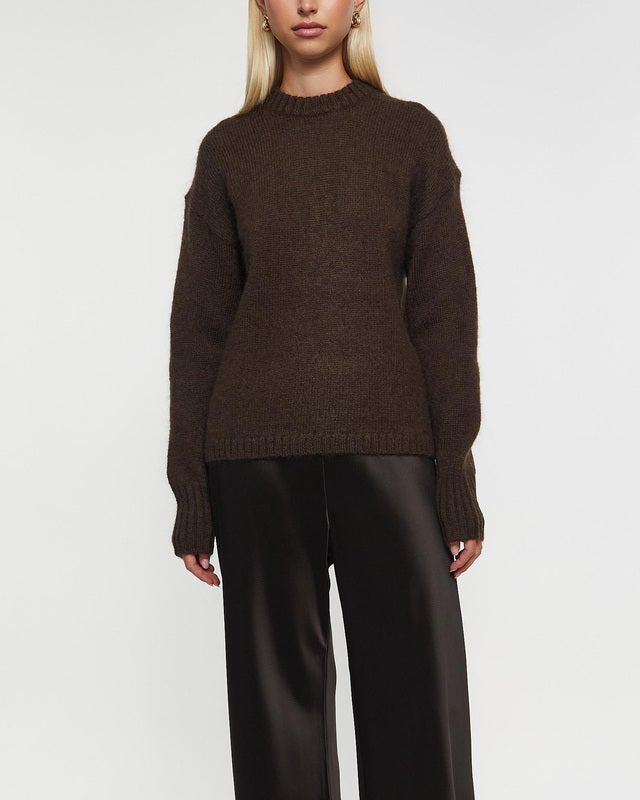 By Malene Birger Sweater Brie Mahogny  XS