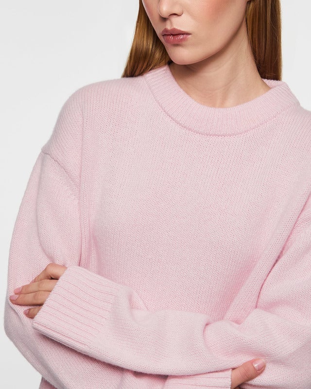 Wakakuu Icons Sweater Dublin Wool Cashmere Pink XS