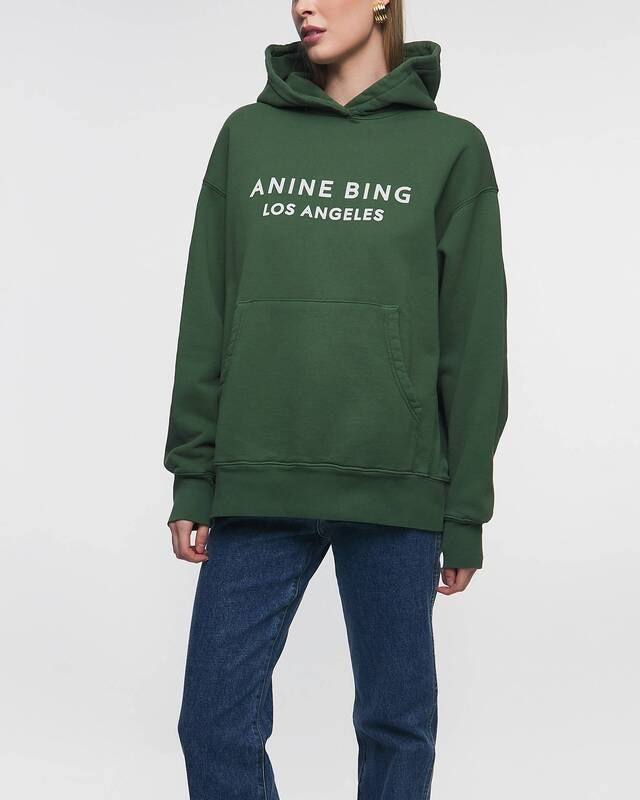 Anine Bing Alto Hoodie Olivgrön M