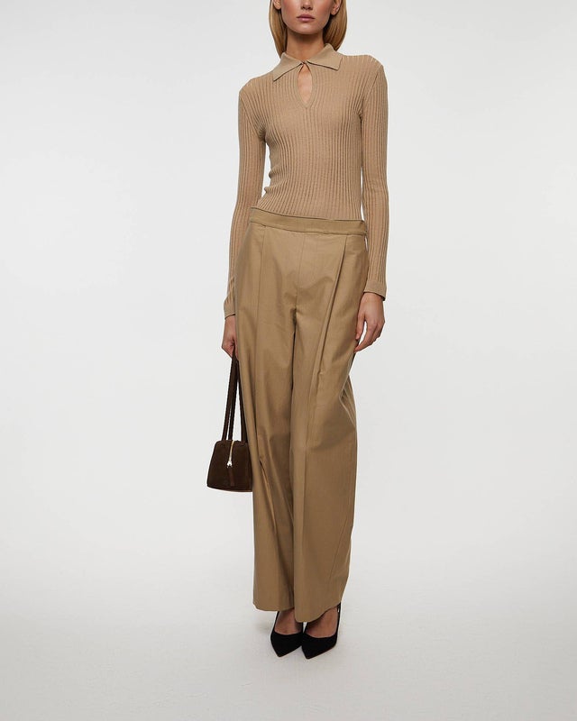 Max Mara Studio Top Egrege Sand XS