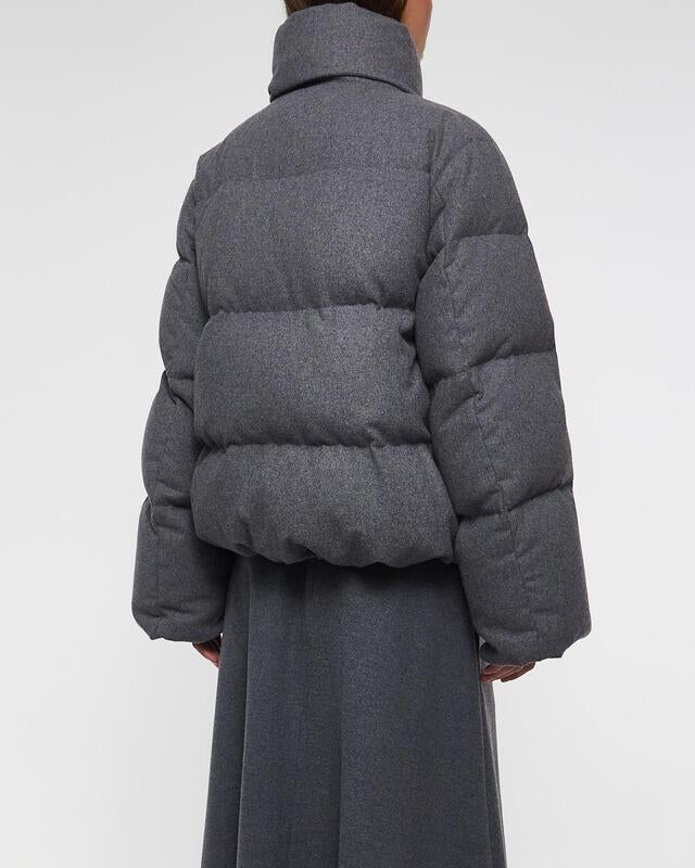 Wakakuu Icons Jacket Storm Puffer Wool Grey M
