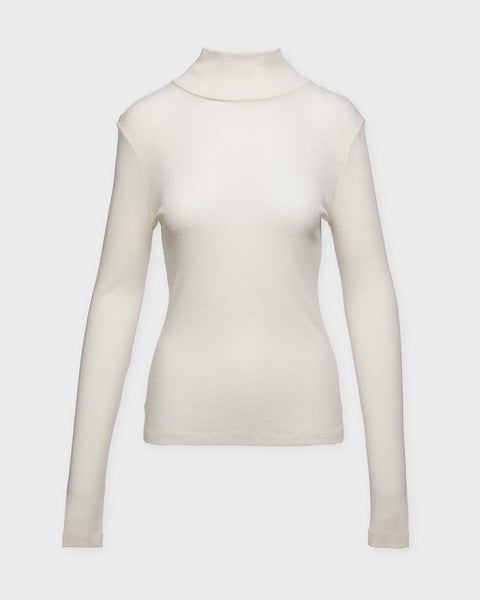 Sweater Turtleneck Merino Wool Cream 1