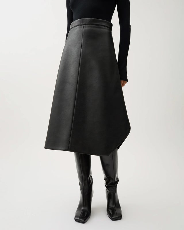 Rodebjer Skirt Amalia Rec Leather Black M