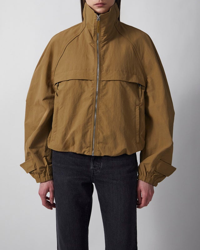 Acne Studios Jacket Nylon Logo Dark Green 38