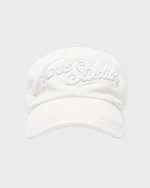 Acne Studios Cap Logo Baseball White ONESIZE