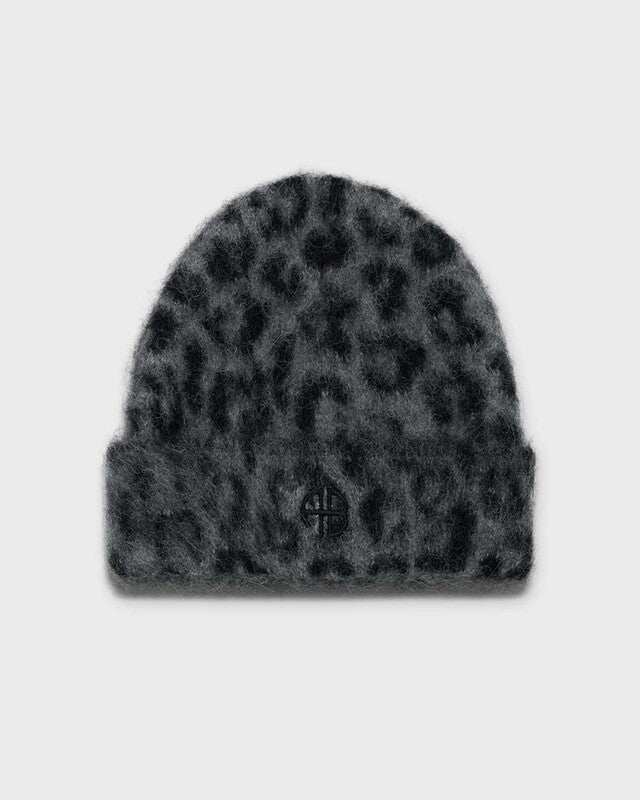 Anine Bing Beanie Elia Leopard Leopard ONESIZE