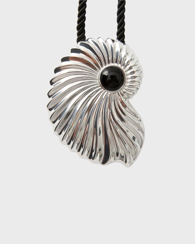 Julietta Necklace Nova Svart/silver ONESIZE