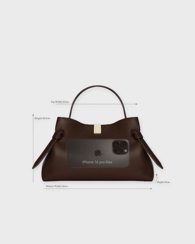 Yuzefi Bag Gyoza Pebble Grain Leather Cream ONESIZE