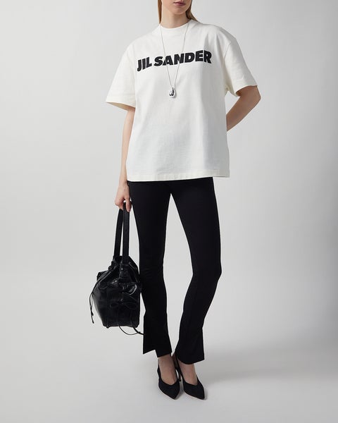 T-Shirt Logo Cotton Porcelain M 2