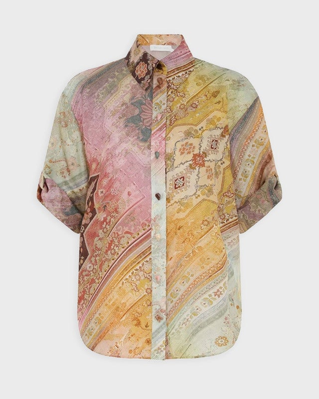 ZIMMERMANN Shirt Tallow Relaxed  Multicolor 2 (M-L)