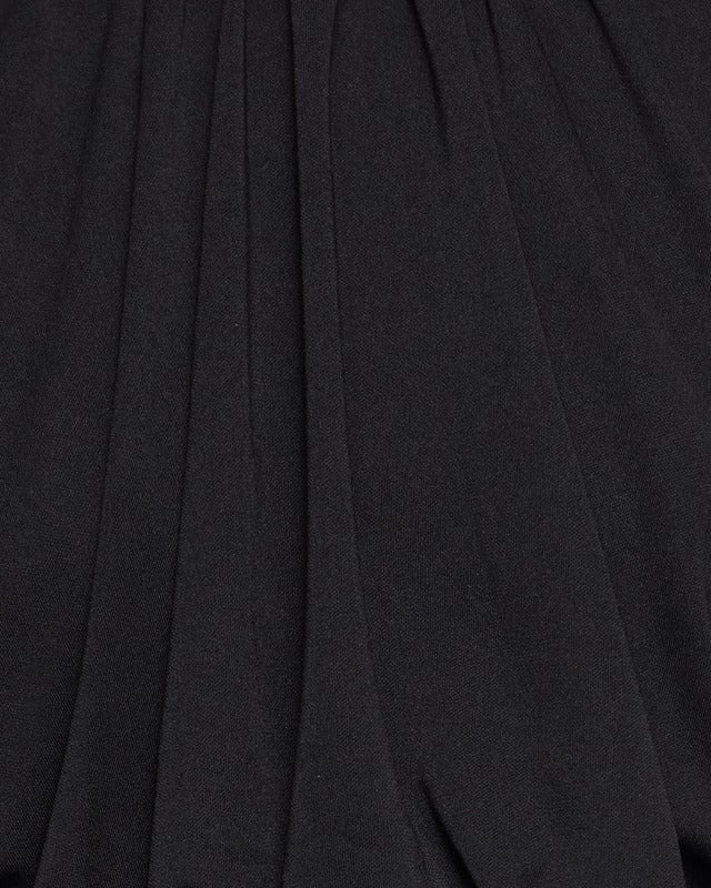 ROTATE Birger Christensen Top Ruched Long Sleeve Black 38