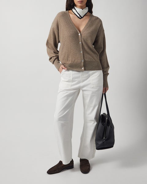 Cardigan Harrow Cashmere Sand 2